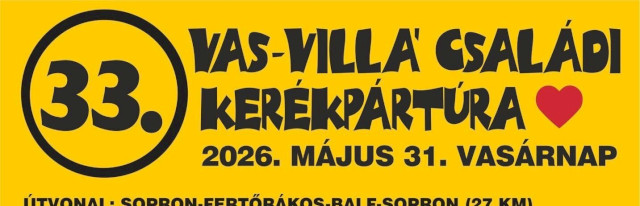 33. Vas-Villa Családi Kerékpártúra
