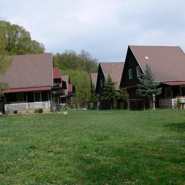 Cyclamen Wooden houses