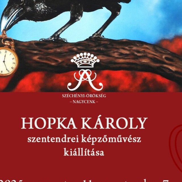 Hopka Károly kiállítása a Széchenyi-kastély Virágházában