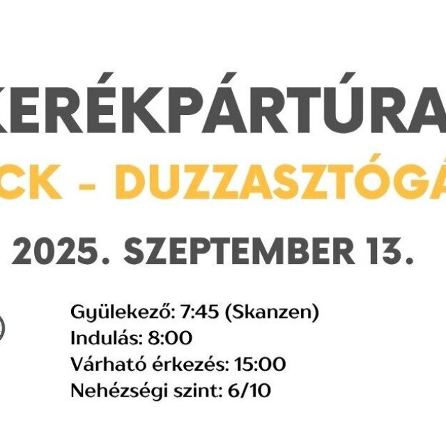 Kerékpártúra Fertőszéplak - Nick