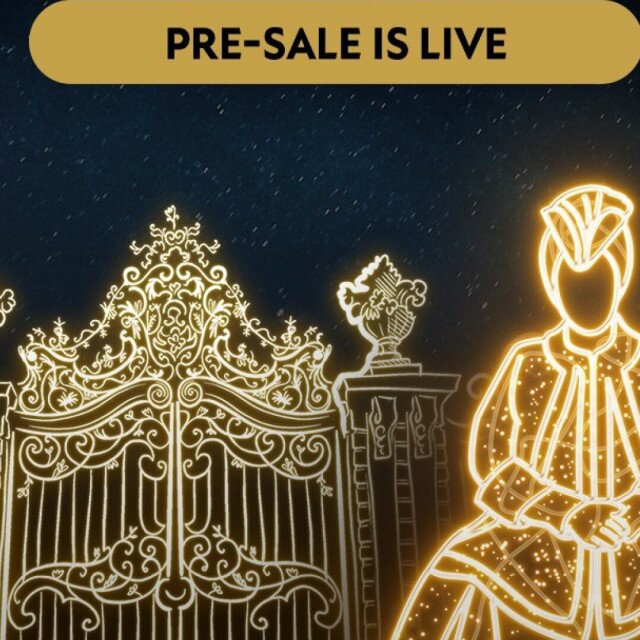 Lichtpark im Schloss