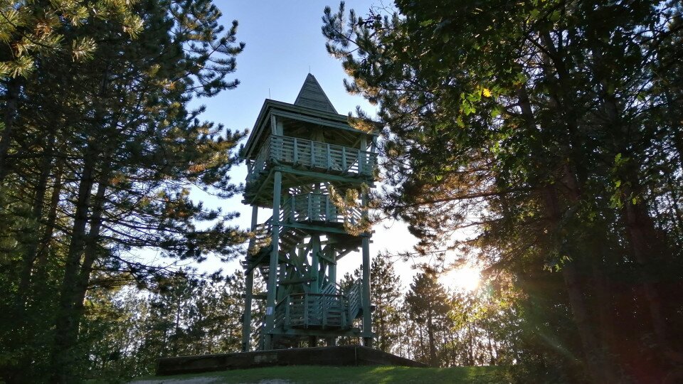 Old Hubertus Lookout Tower