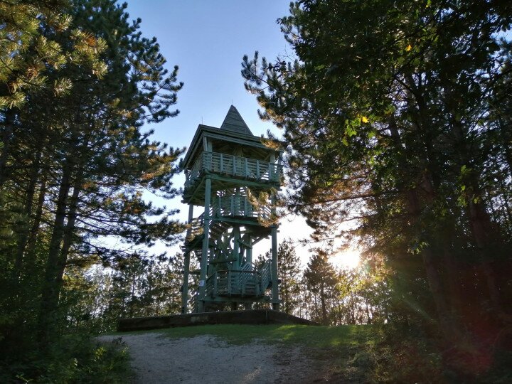 Old Hubertus Lookout Tower