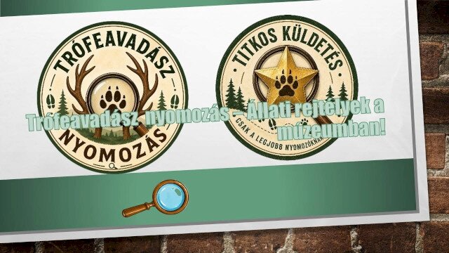 Trófeavadász nyomozás - Állati rejtvények a múzeumban!